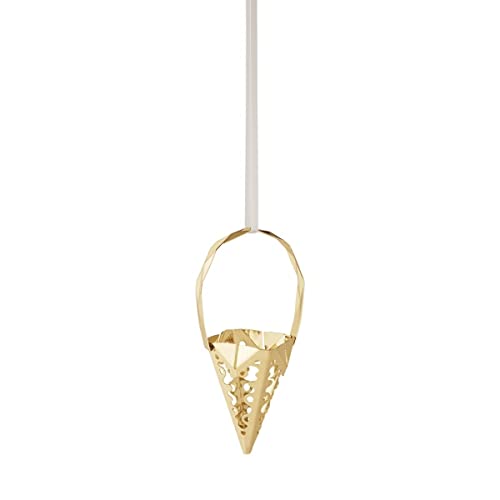 Georg Jensen Urlaubskegel Ornament Gold Platted Messing von Sanne Lund Traberg von Georg Jensen