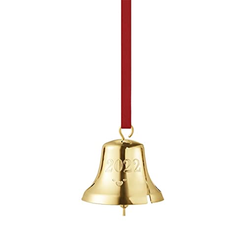 Georg Jensen Weihnachtsglocke Gold plattiert Messing von Sanne Lund Traberg von Georg Jensen