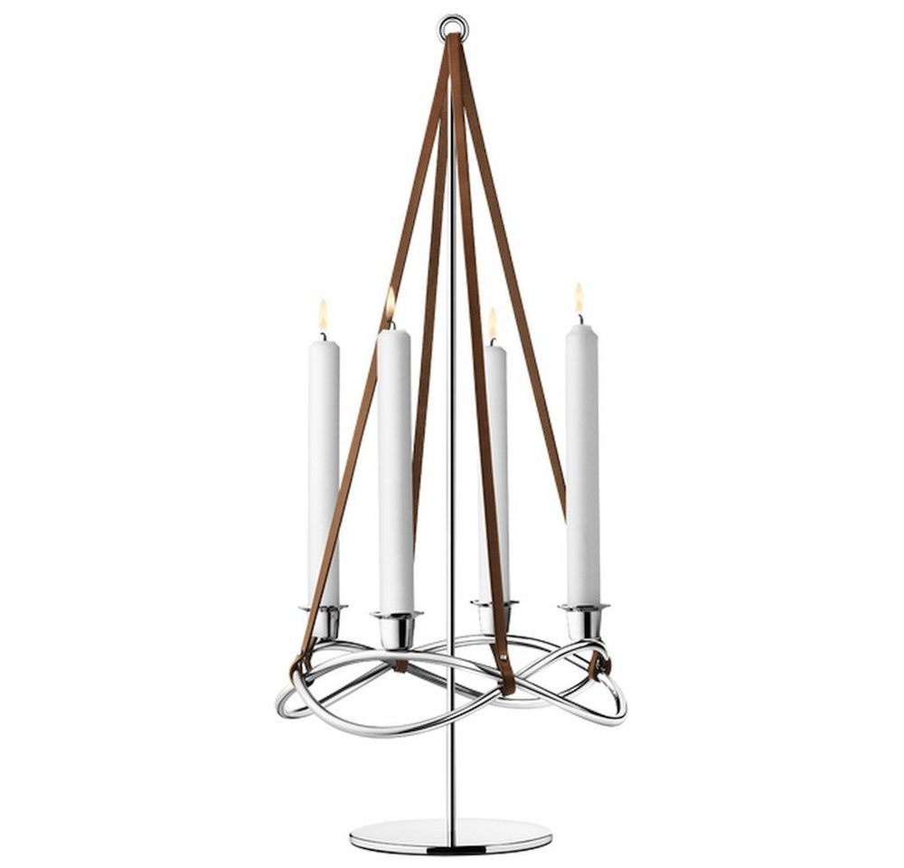 Georg Jensen Adventskranz Aufsatz zu Kerzenständer Season Edelstahl von Georg Jensen