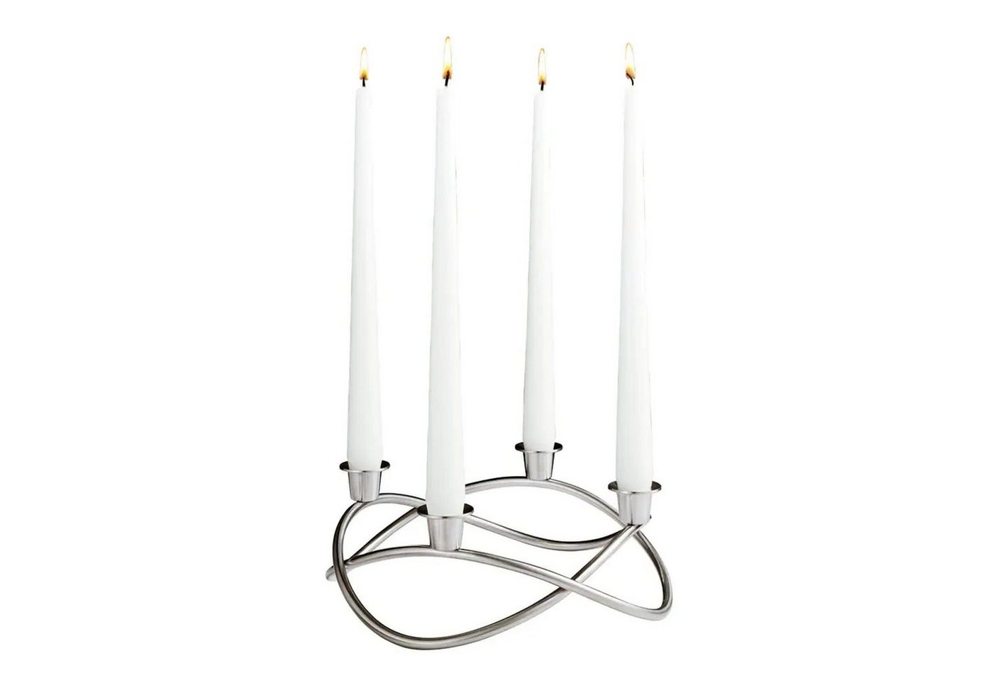 Georg Jensen Adventskranz Season Edelstahl Matt von Georg Jensen