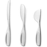 Georg Jensen - Alfredo Käsemesser-Set (3tlg.), Edelstahl poliert von Georg Jensen