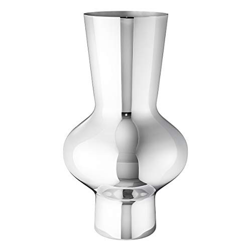 Georg Jensen Alfredo Vase Spiegel, Edelstahl, Silber, 27 x 27 x 47 cm Georg Jensen Alfredo Vase Spiegel, Edelstahl, Silber, 27 x 27 x 47 cm von Georg Jensen