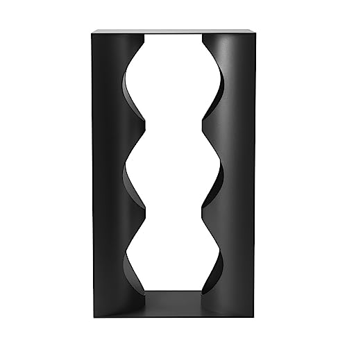 Georg Jensen Alfredo Weinregal in Schwarz - Edelstahl Halterung Entworfen von Häberli Alfredo - Elegantes Tischdisplay für bis zu 3 Flaschen von Georg Jensen