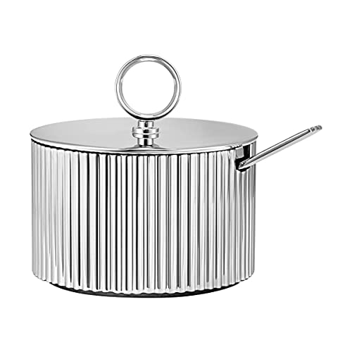 Georg Jensen Bernadotte Sugar Bowl Incl. Spoon, Stainless Steel von Georg Jensen
