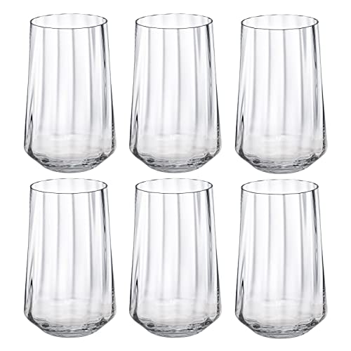 Georg Jensen Bernadotte Tall Tumbler Glass Crystalline 38 Cl, 6 Pcs von Georg Jensen