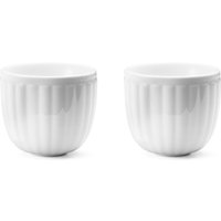 Georg Jensen - Bernadotte Thermo-Teebecher, weiß (2er-Set) von Georg Jensen