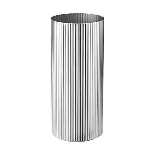 Georg Jensen Bernadotte Vase Edelstahl Mittel von Georg Jensen