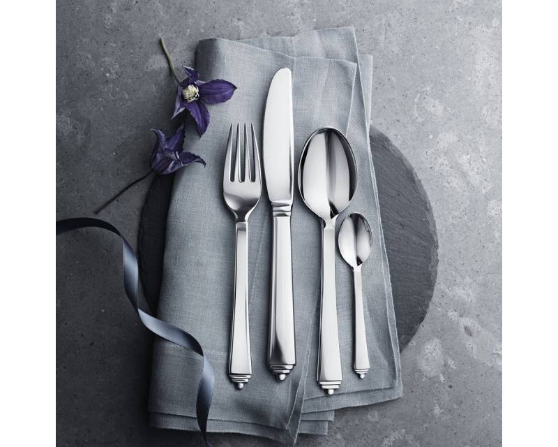 Georg Jensen Besteck-Set Pyramid (6-tlg), 6 Personen, 18/8 Edelstahl von Georg Jensen