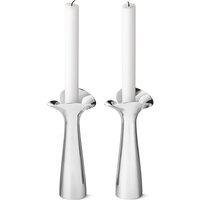 Georg Jensen - Bloom Botanica Kerzenhalter 2er-Set, Edelstahl Georg Jensen - Bloom Botanica Kerzenhalter 2er-Set, Edelstahl von Georg Jensen