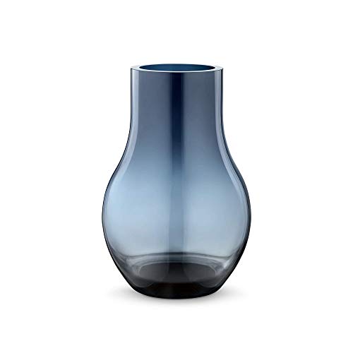 Georg Jensen Cafu Vase, dunkelblau, M von Georg Jensen