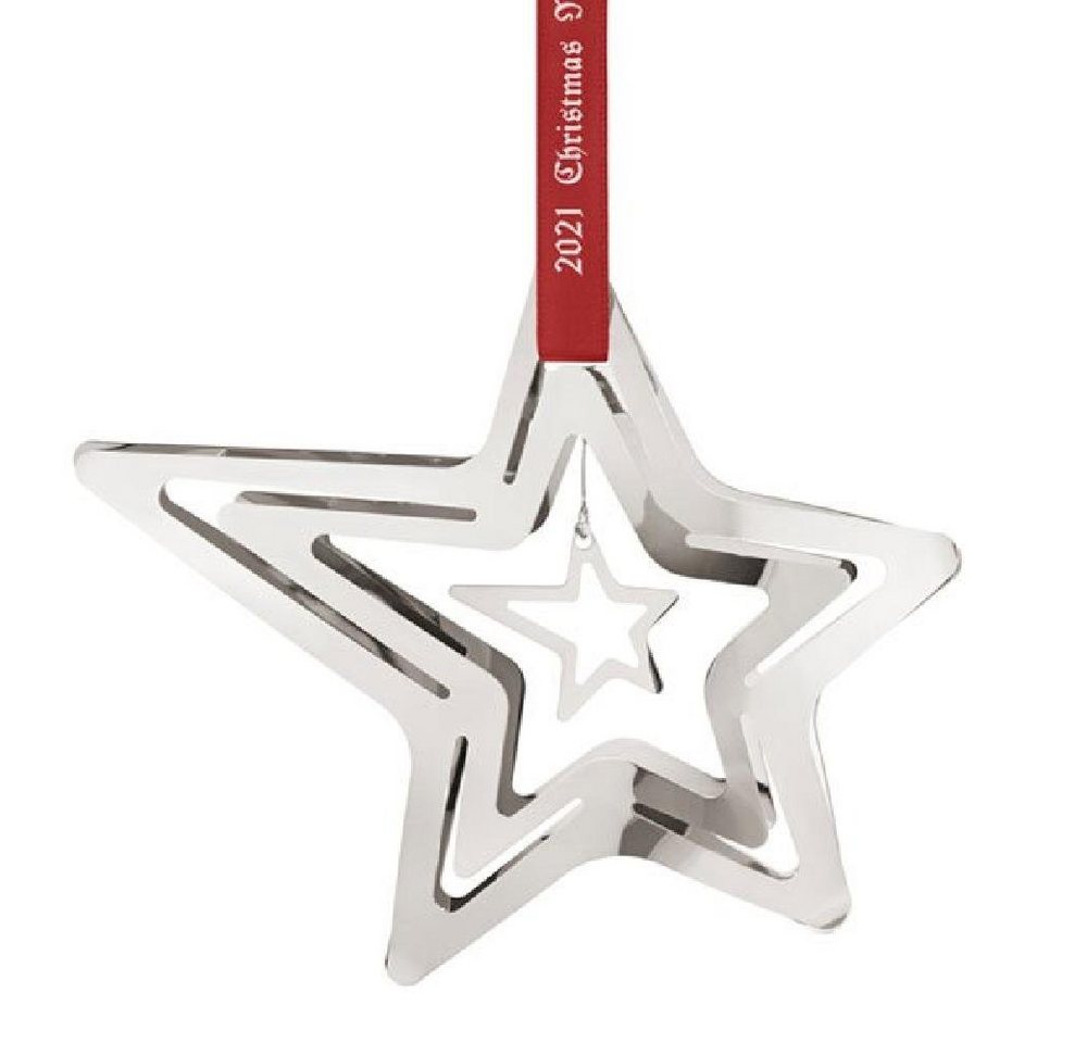 Georg Jensen Christbaumschmuck Christbaumschmuck Sternschnuppe Palladium Ornament 2021 von Georg Jensen