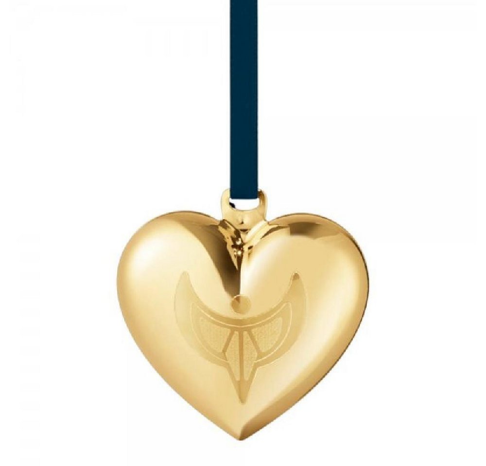 Georg Jensen Christbaumschmuck Weihnachtsmobile Herz Gold von Georg Jensen