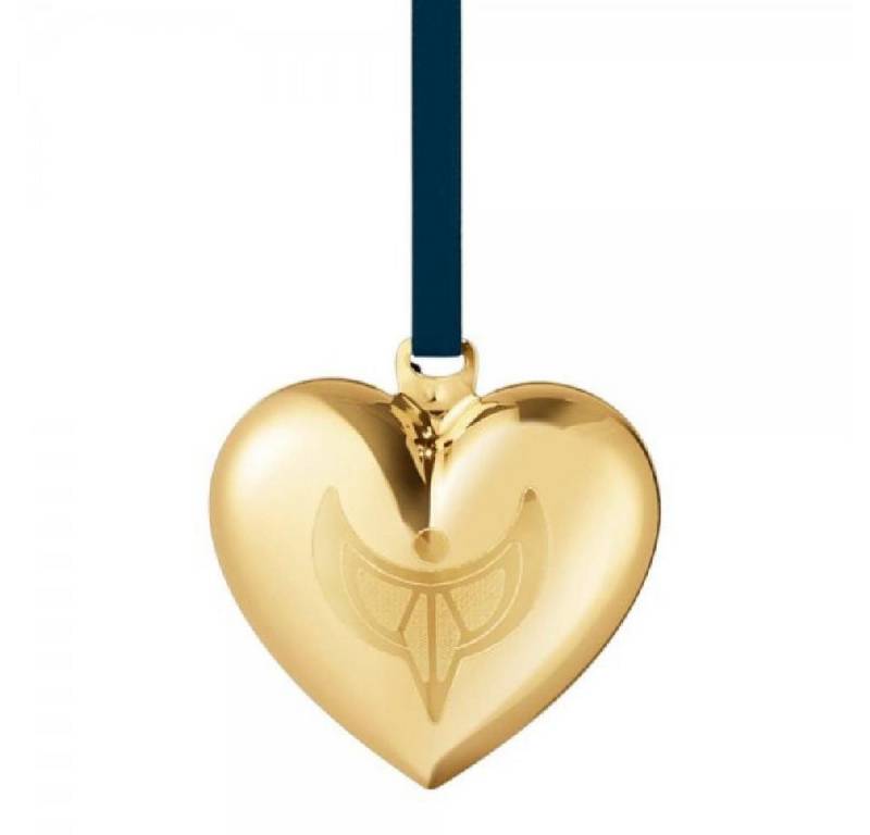 Georg Jensen Christbaumschmuck Weihnachtsmobile Herz Gold von Georg Jensen