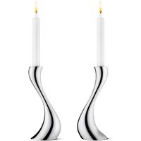 Georg Jensen - Cobra Kerzenleuchter, 20 cm (2er-Set) von Georg Jensen