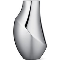 Georg Jensen - Flora Vase, Ø 13.6 x H 23 cm, Edelstahl von Georg Jensen