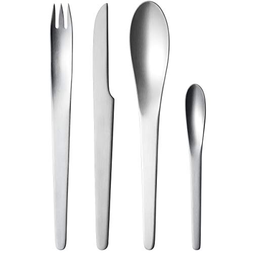 Georg Jensen GJ 106093 Besteck Set Matt, 16 Stück, Edelstahl, stainless steel, 8,1 x 19 x 26,2 cm von Georg Jensen