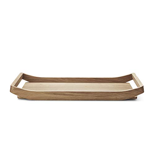 Georg Jensen GJ 3390239 Barbry Tablett Eichenholz, braun, 6,6 x 32 x 51,8 cm von Georg Jensen