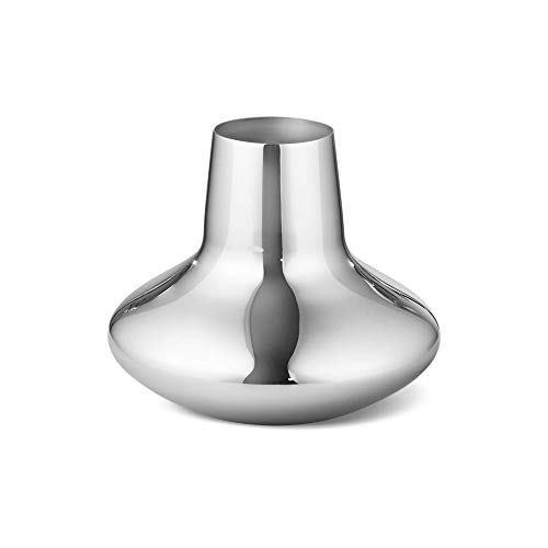 Georg Jensen HK Vase, Edelstahl, Silber, 27 x 27 x 22,2 cm von Georg Jensen