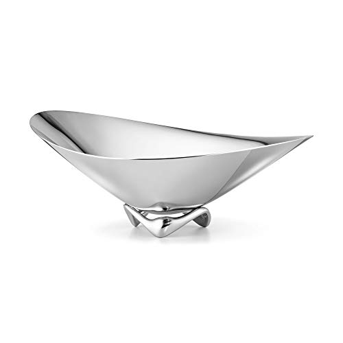 Georg Jensen Henning Koppel Wave Schüssel, Edelstahl, Stainless Steel 44.5 x 41.5 x 16.8 cm von Georg Jensen