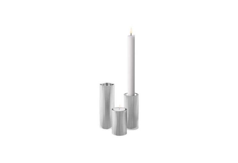 Georg Jensen Kerzenhalter Bernadotte 3er Set von Georg Jensen