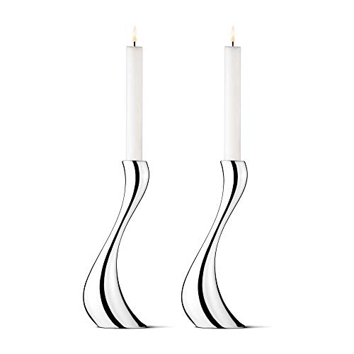 Georg Jensen Kerzenhalter-Set Cobra (L) (2-teilig) von Georg Jensen