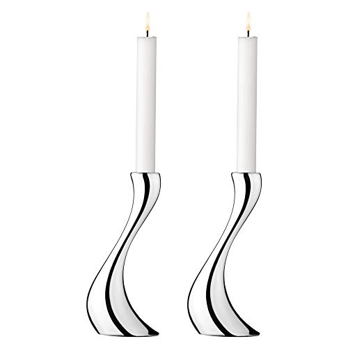 Georg Jensen Kerzenhalter-Set Cobra (M) (2-teilig) von Georg Jensen