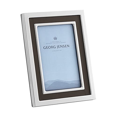 Georg Jensen Manhattan Fotorahmen - Edelstahl, Leder - 6x8 Georg Jensen Manhattan Fotorahmen - Edelstahl, Leder - 6x8 von Georg Jensen