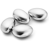 Georg Jensen - Sky Eiswürfel 4er-Set, Edelstahl von Georg Jensen