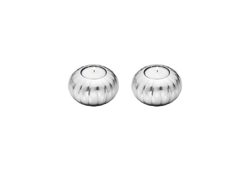 Georg Jensen Teelichthalter Bernadotte 2er Set (Set, 2 St) von Georg Jensen