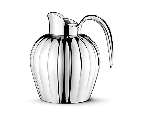 Georg Jensen - Thermoskanne - Bernadotte - Edelstahl - Farbe: Silber - 18,8 x 18,9 cm - 0,8 l von Georg Jensen