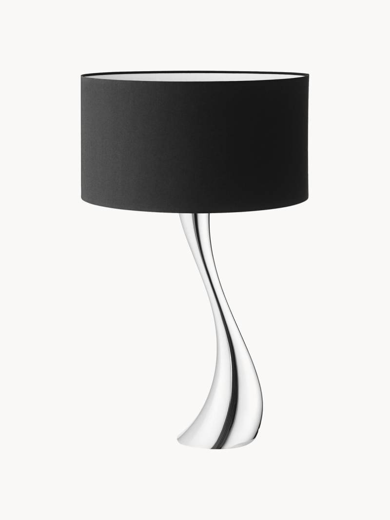 Große Tischlampe Cobra aus Edelstahl von Georg Jensen