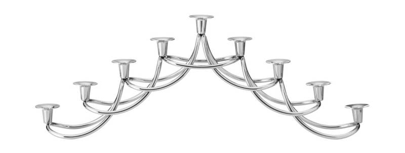 Menora 39x6x14 cm Harmony edelstahl von Georg Jensen