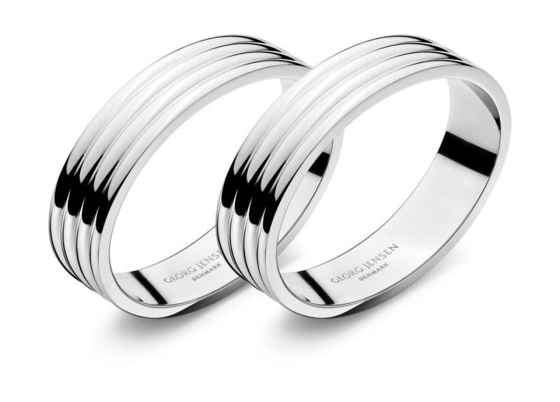 Serviettenringe 2er-Set Bernadotte edelstahl von Georg Jensen