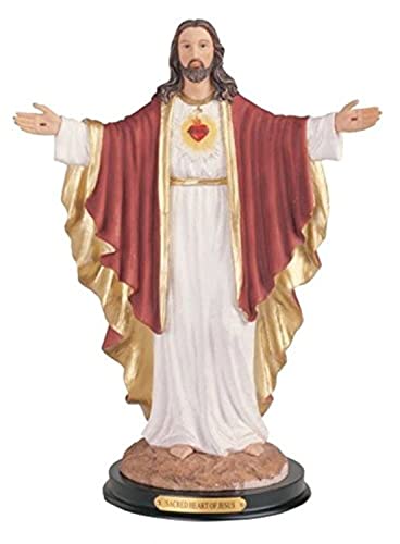 George S. Chen Imports Sacred Heart of Jesus Heiligen Figur Religiöse Decor, 30,5 cm von George S. Chen Imports