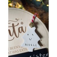Handgemachte Personalisierte Baum-Hängende Weihnachtsdekoration von GeorgethebearCrafts