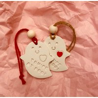 Handgemachte Valentinstag Geist Geschenkanhänger Andenken Dekoration von GeorgethebearCrafts