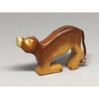 Spielzeug Kalb Holz Braun Saugend 8, 5x5, 5x2, 0 cm | Bxhxs Ca. 30 Gr von GeorgiaWoodenToys