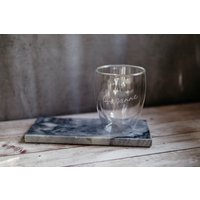 Thermoglas | Doppelwandiges Trinkglas, Mit Namen Personalisiert von GeortnetesAllerlei