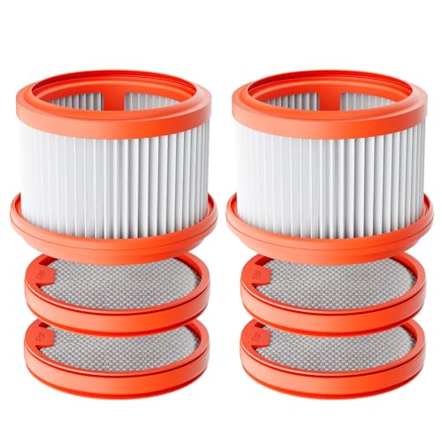 Geoviizon 2 Stück Filterset Zubehör Kompatibel mit Xiaomi Mi Vacuum Cleaner G10Plus/G10/G9Plus/G9 Ersatzteile(2 HEPA Filter,4 Vorfilter) von Geoviizon