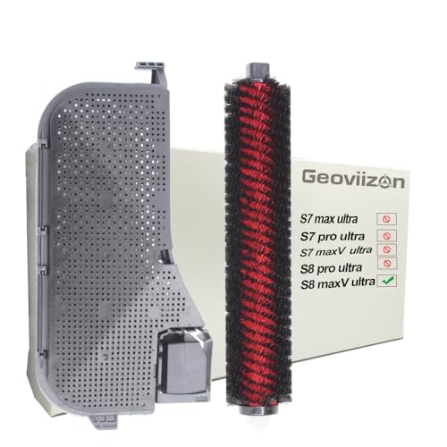 Geoviizon Wartungsbürste & Wasserfilter Assembly Zubehör Kompatibel mit roborock S8 MaxV Ultra Saugroboter All-in-One-Dock Ersatzteile (für S8 MaxV Ultra) von Geoviizon