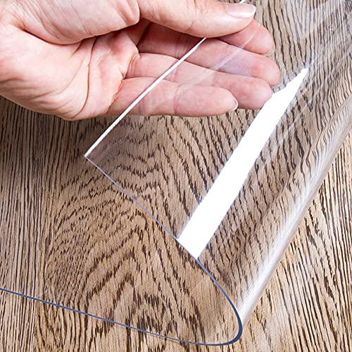 3mm Dicke Bodenschutzmatte,Bürostuhl Unterlage,PVC-Stuhlmatte,Transparente rutschfeste Schutzmatten,Perfekt für Hartboden Büro Zuhause Trittschutz-Teppichschutz,Diverse Größen (60x70cm/23.7x27.6in) 3mm Dicke Bodenschutzmatte,Bürostuhl Unterlage,PVC-Stuhlmatte,Transparente rutschfeste Schutzmatten,Perfekt für Hartboden Büro Zuhause Trittschutz-Teppichschutz,Diverse Größen (60x70cm/23.7x27.6in) von Geovne