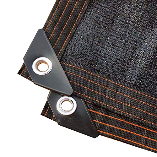 Premium 18-Pin Schattennetz,Beständiges Garden Schattiernetz,90-95% Shading Rate,mit ÖSen,Wasser und luftdurchlässig,für Patio-Carport im Freien,29 Größen Erhältlich (4x4m) von Geovne