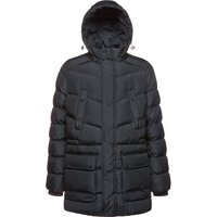 Geox Langjacke "LEITAN", mit Kapuze, mit Kapuze, 4 Taschen, verdeckter Reißverschluss + Drucker von Geox