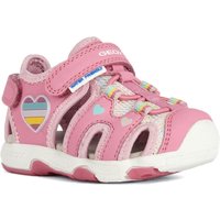 Geox Sandale "B SANDAL MULTY GIRL", Sommerschuh, Klettschuh, Sandalette, mit Herz in Regenbogenfarben von Geox