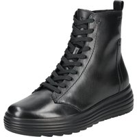 Geox Schnürstiefelette "Geox Stiefelette Glattleder" von Geox