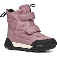 Geox Winterboots "J TREKKYUP GIRL B ABX", Klettstiefel, Snowboots, Winterstiefel mit Metallic Look von Geox