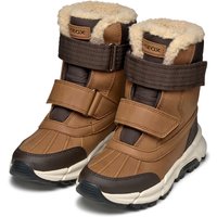 Geox Winterstiefel "J FLEXYPER PLUS BOY" Snowboots, Klettstiefel mit Warmfutter, Größenschablone zum Download von Geox