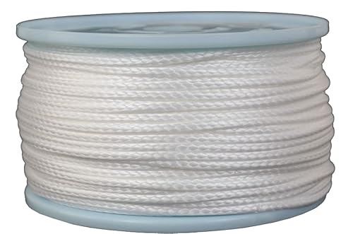 Dyneema Flechtschnur Seil Dyneemaseil Flechtleine - Durchmesser 3mm - 100 Meter Fb. Weiss von Gepotex