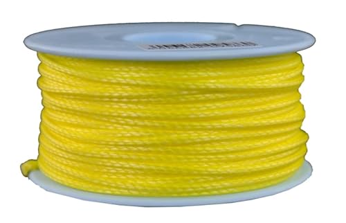 Dyneema Flechtschnur Seil Dyneemaseil Flechtleine aus Dyneema - Durchmesser 2mm - 30 Meter Fb. gelb von Gepotex