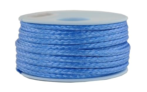 Dyneema Flechtschnur Seil Dyneemaseil Flechtleine aus Dyneema - Durchmesser 3mm - 15 Meter Fb. blau von Gepotex